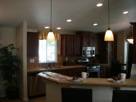 Kitchen on New Mobile Home Interior   What Are They Really Like On The Inside