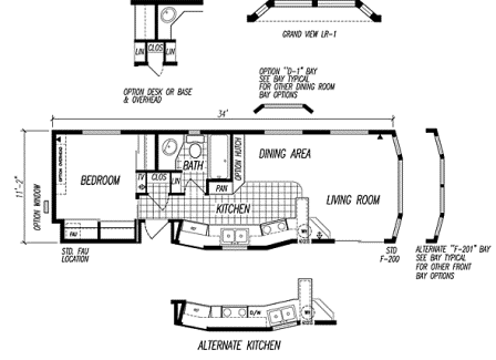 floor plan mobile home