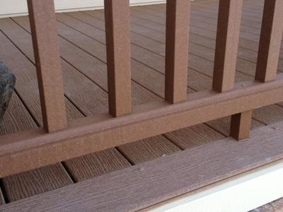 Wood mobile home steps